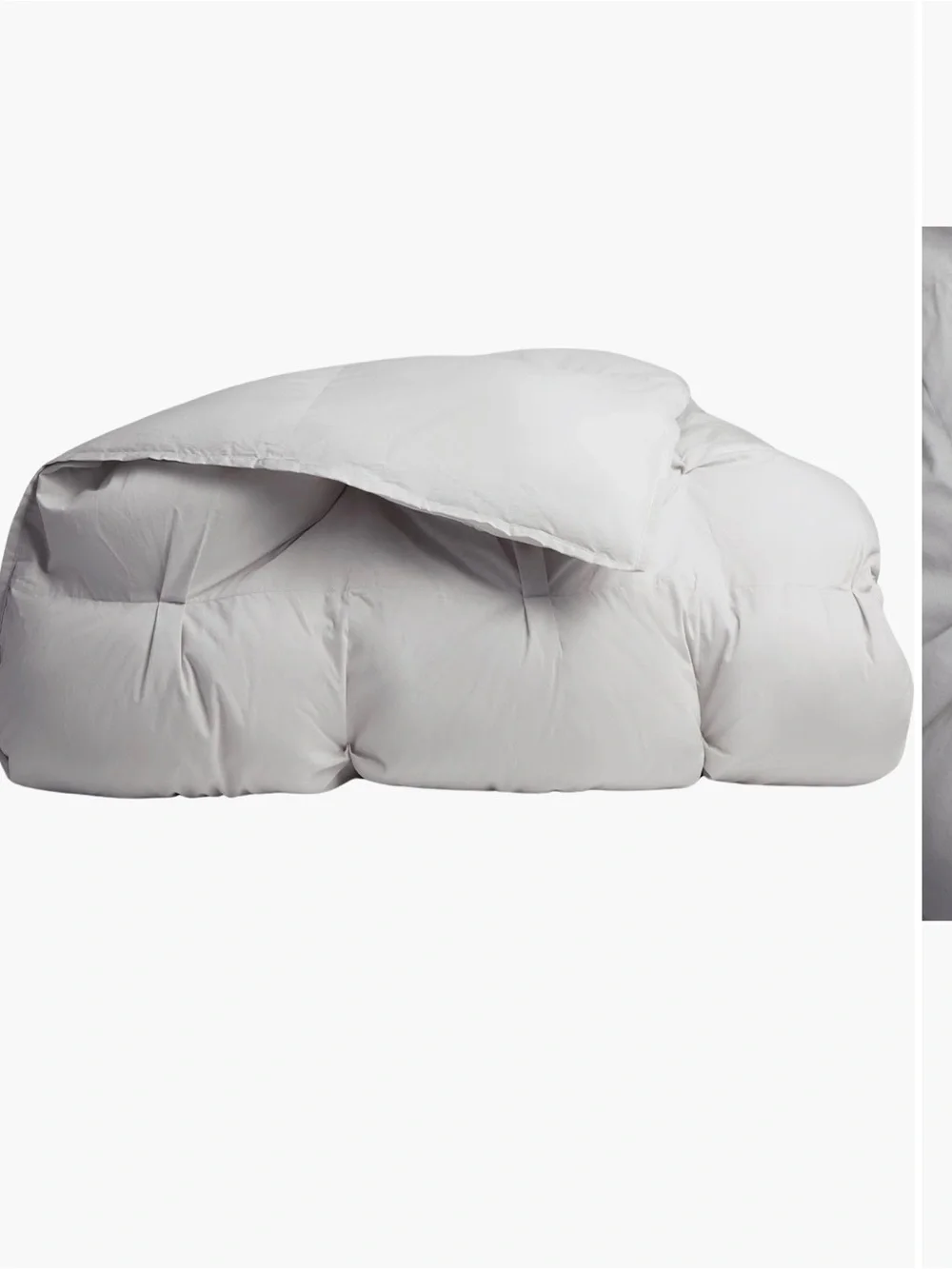 Parachute NEW King/Calif King Organic Cotton Puff Comforter
